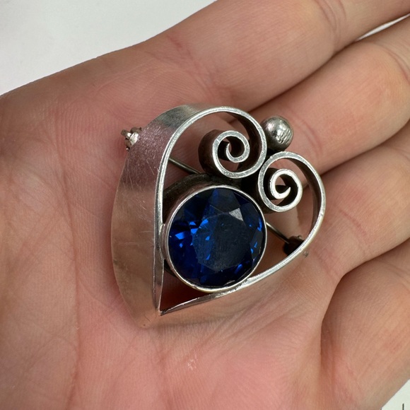 Stunning Authentic KALO Sterling silver signed pin brooch pendant necklace - Picture 10 of 16